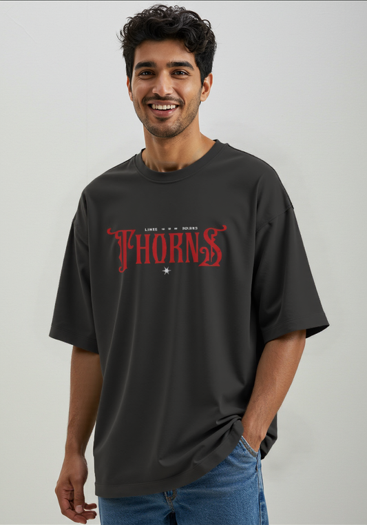 Thorns Oversized T-Shirt – Pierced by Shadows Edition